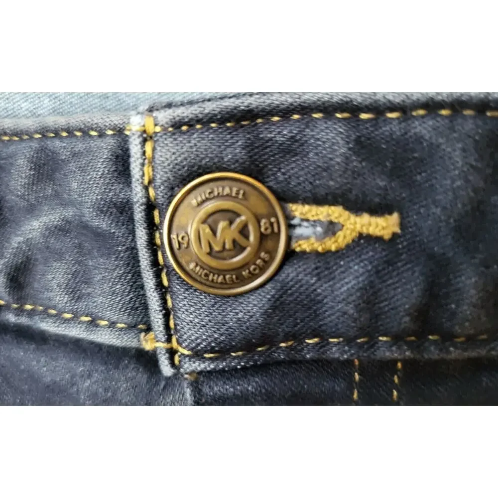 Michael Kors Women’s Size 14 Izzy Skinny Jeans Blue Denim Stretch Mid Rise Class
